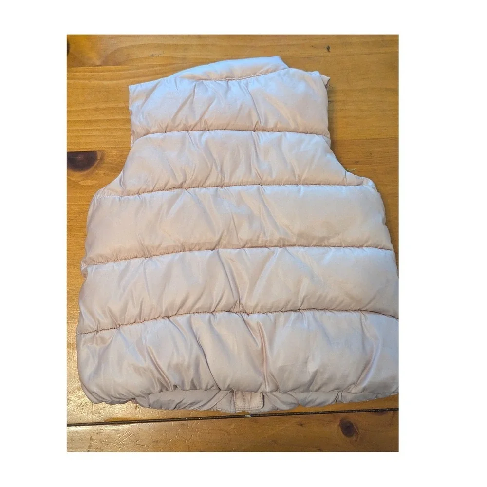 Baby Gap Puffer Vest Light‎ Pink Toddler Girls Size 4 Years